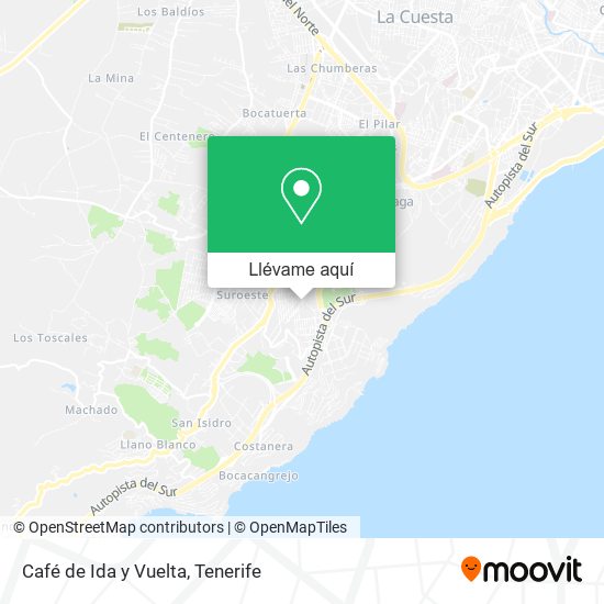 Mapa Café de Ida y Vuelta