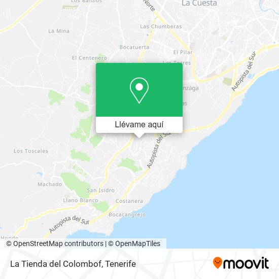 Mapa La Tienda del Colombof