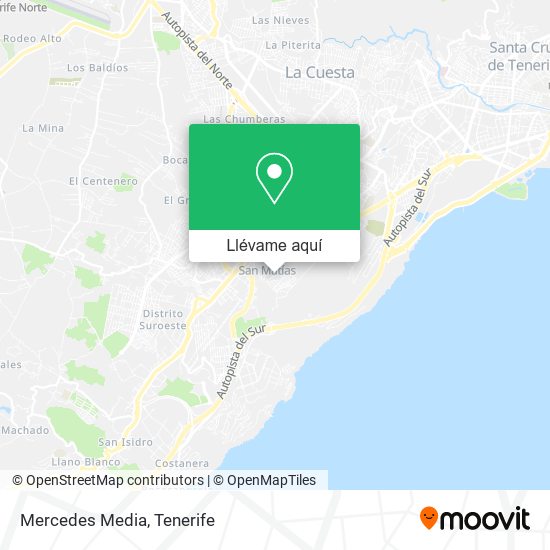 Mapa Mercedes Media