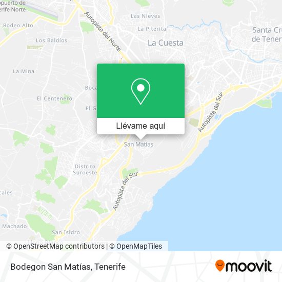 Mapa Bodegon San Matías
