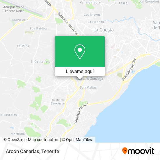 Mapa Arcón Canarias