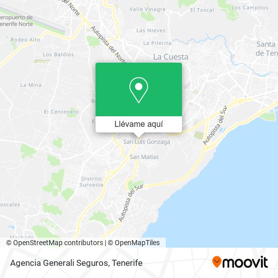 Mapa Agencia Generali Seguros