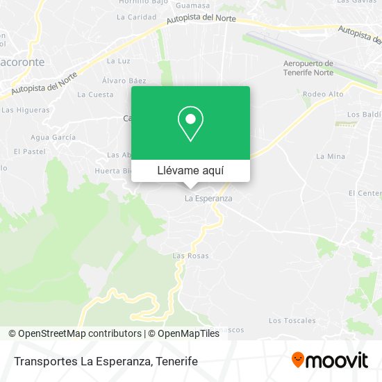 Mapa Transportes La Esperanza