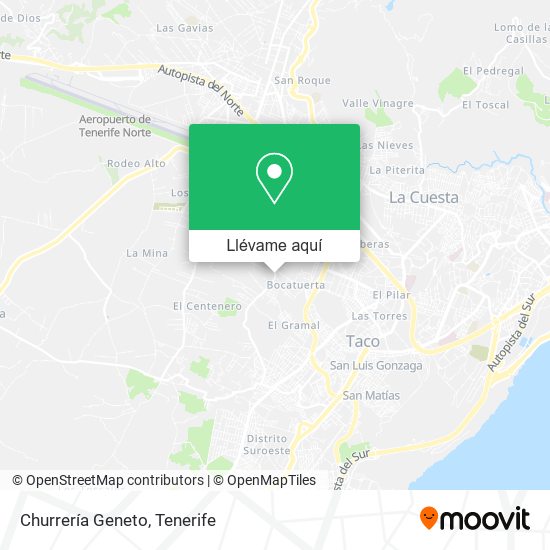 Mapa Churrería Geneto