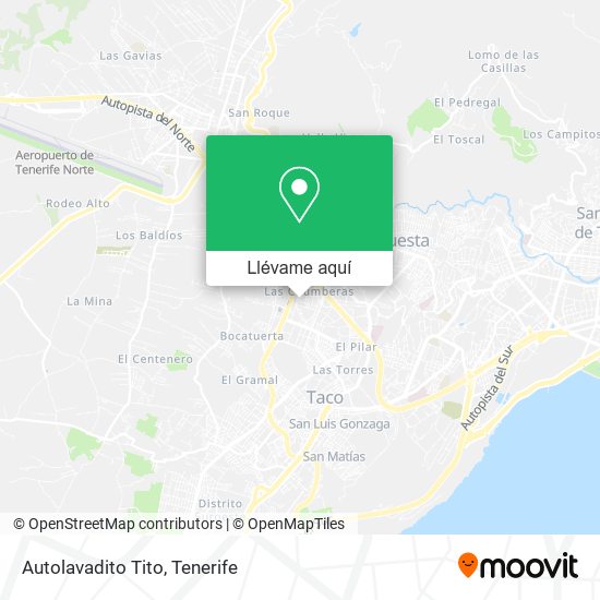 Mapa Autolavadito Tito