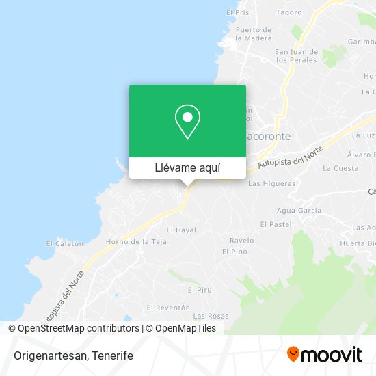 Mapa Origenartesan