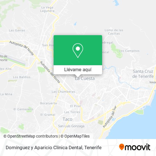 Mapa Domínguez y Aparicio Clínica Dental