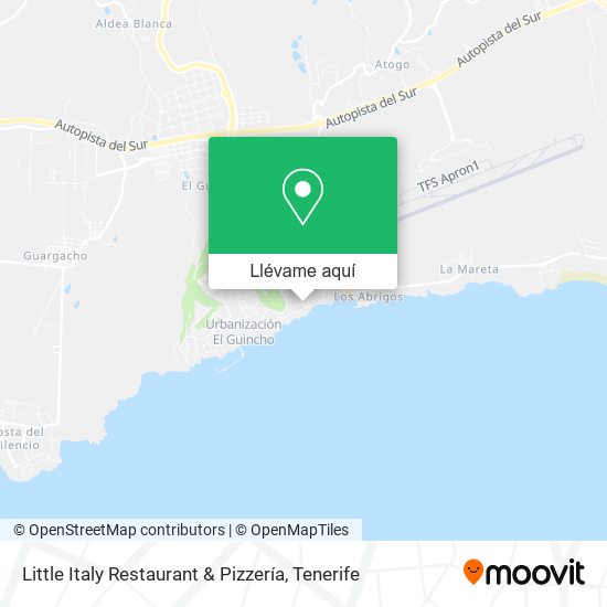 Mapa Little Italy Restaurant & Pizzería