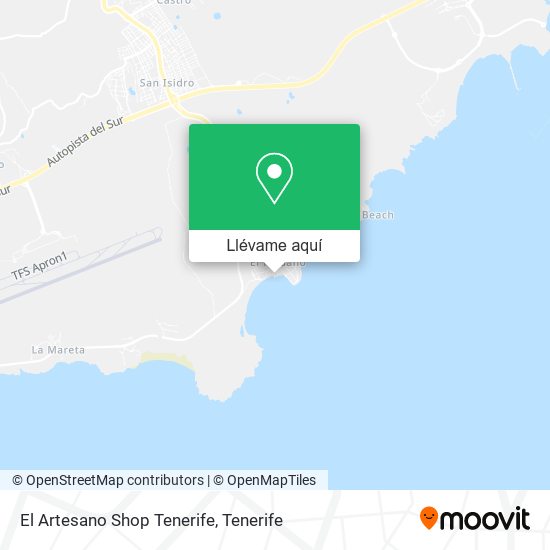 Mapa El Artesano Shop Tenerife