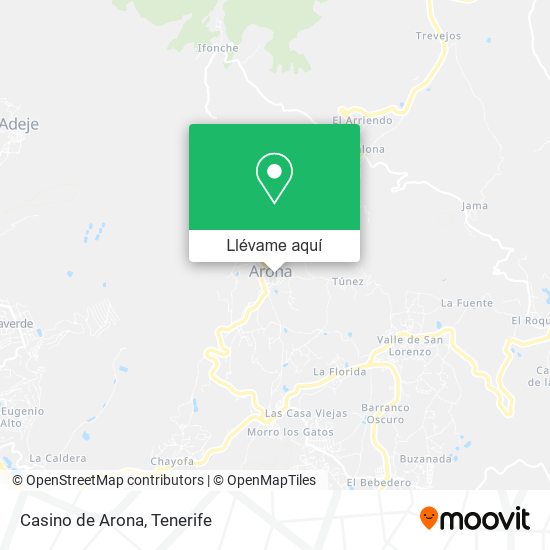 Mapa Casino de Arona