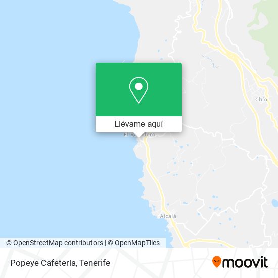 Mapa Popeye Cafetería