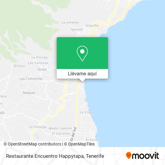 Mapa Restaurante Encuentro Happytapa