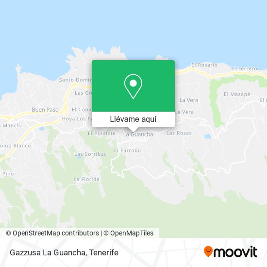 Mapa Gazzusa La Guancha