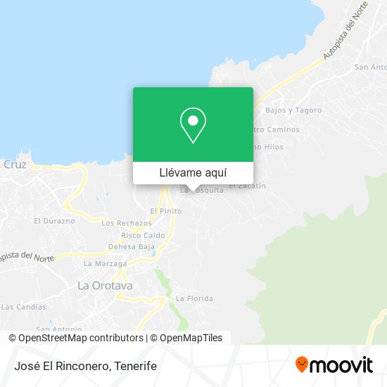 Mapa José El Rinconero