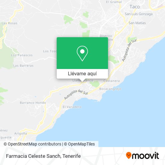 Mapa Farmacia Celeste Sanch