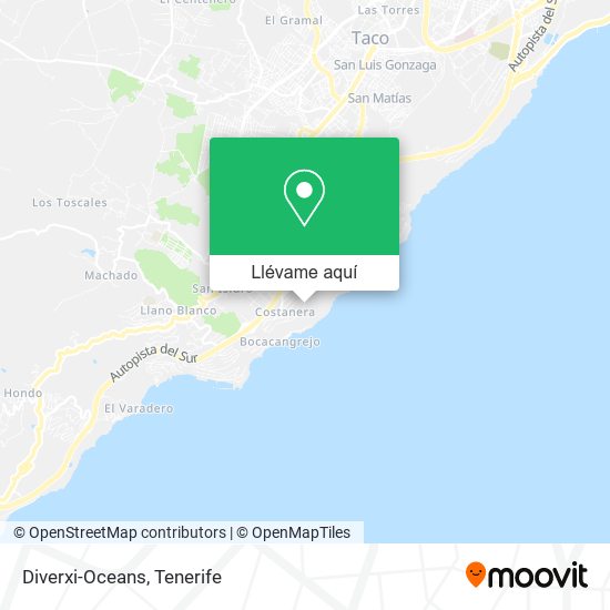 Mapa Diverxi-Oceans