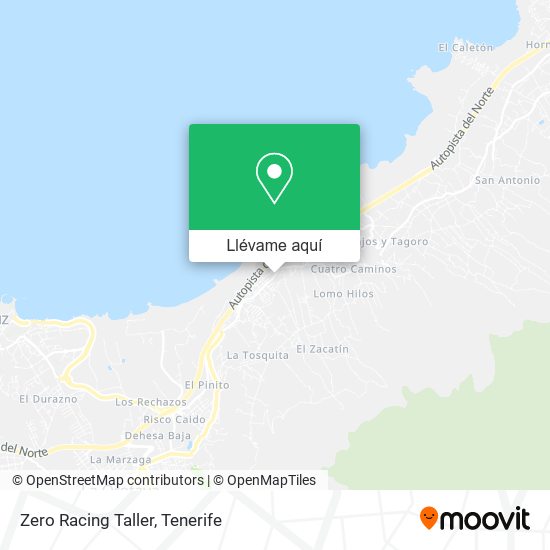 Mapa Zero Racing Taller