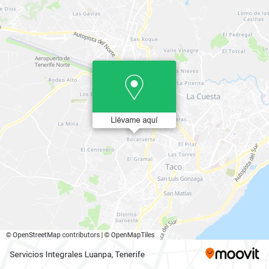 Mapa Servicios Integrales Luanpa