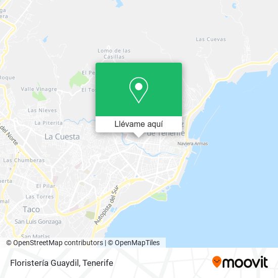 Mapa Floristería Guaydil
