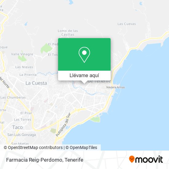 Mapa Farmacia Reig-Perdomo