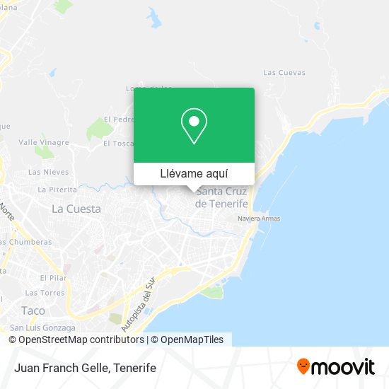 Mapa Juan Franch Gelle