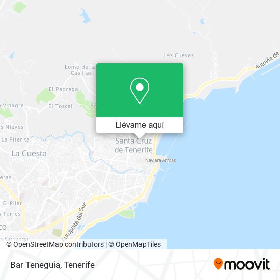 Mapa Bar Teneguia