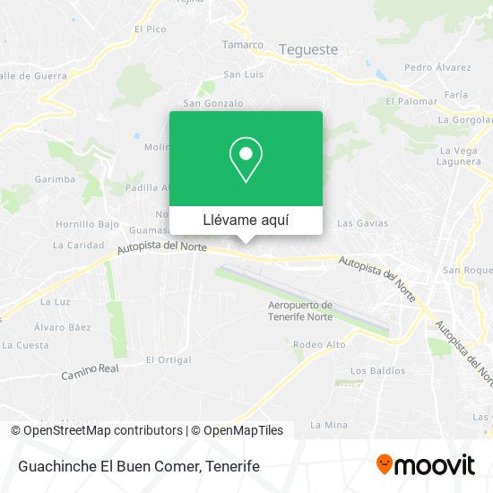 Mapa Guachinche El Buen Comer