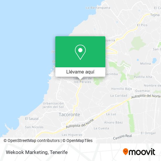 Mapa Wekook Marketing