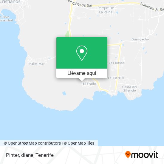 Mapa Pinter, diane