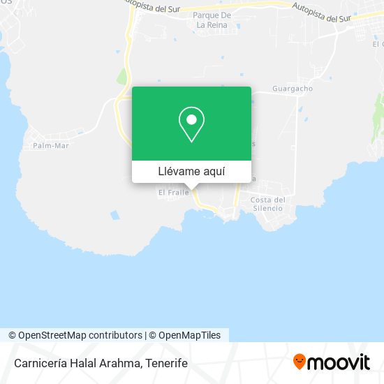 Mapa Carnicería Halal Arahma
