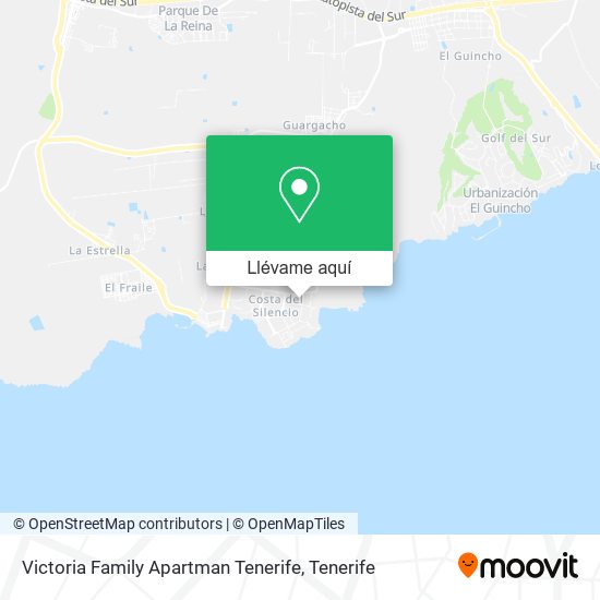 Mapa Victoria Family Apartman Tenerife