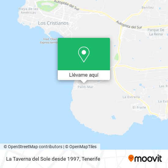 Mapa La Taverna del Sole desde 1997