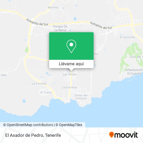 Mapa El Asador de Pedro