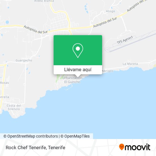 Mapa Rock Chef Tenerife