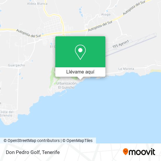 Mapa Don Pedro Golf