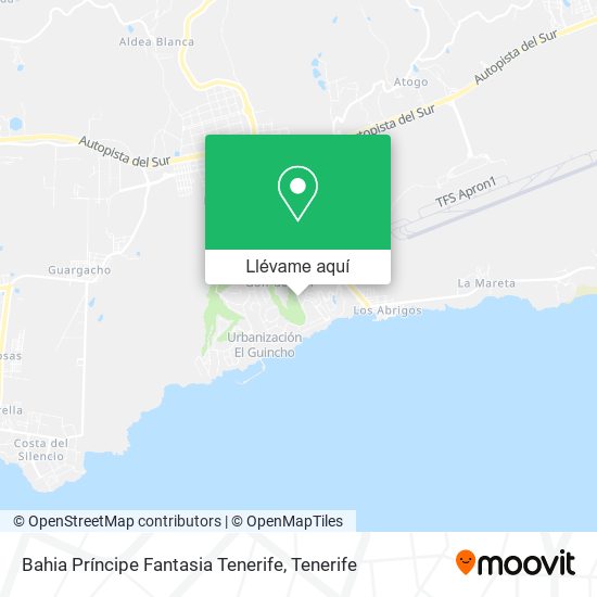 Mapa Bahia Príncipe Fantasia Tenerife