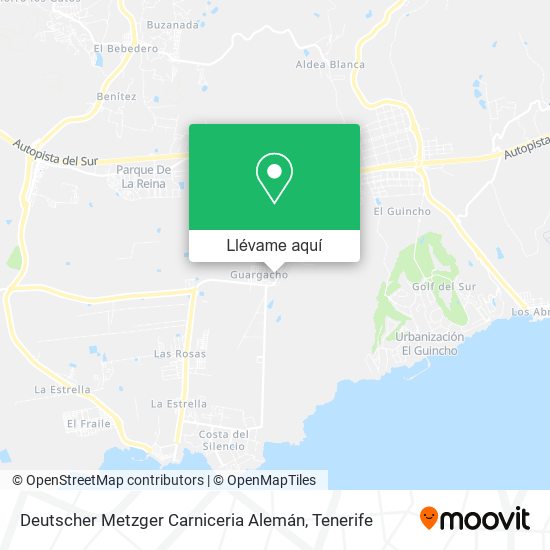 Mapa Deutscher Metzger Carniceria Alemán