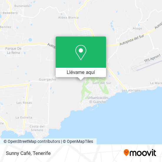 Mapa Sunny Café