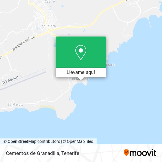 Mapa Cementos de Granadilla