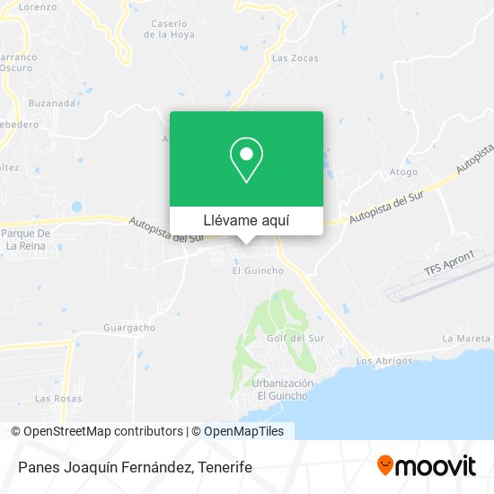 Mapa Panes Joaquín Fernández