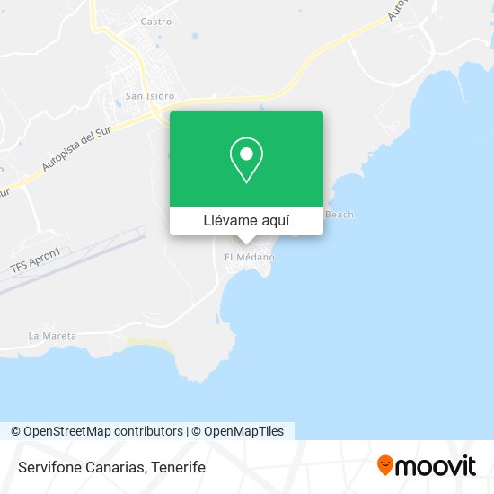 Mapa Servifone Canarias