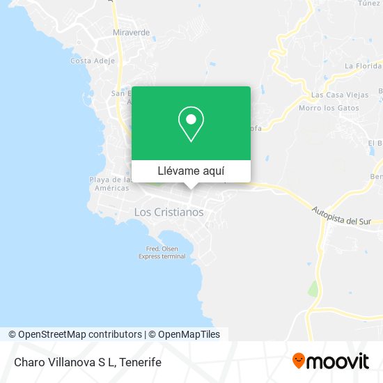 Mapa Charo Villanova S L