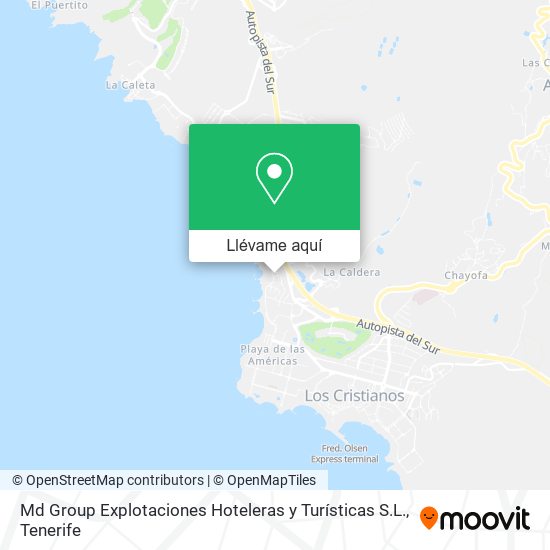 Mapa Md Group Explotaciones Hoteleras y Turísticas S.L.