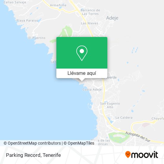 Mapa Parking Record