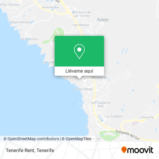 Mapa Tenerife Rent