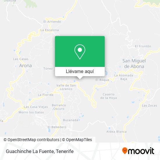 Mapa Guachinche La Fuente