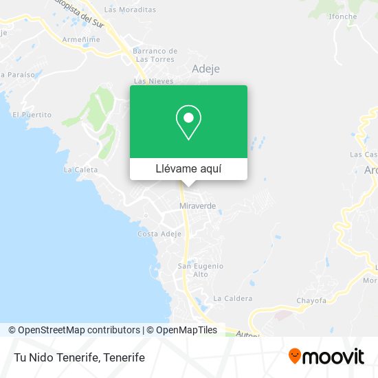 Mapa Tu Nido Tenerife