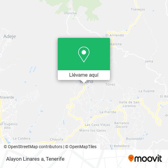 Mapa Alayon Linares a
