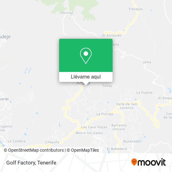 Mapa Golf Factory