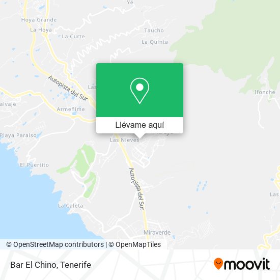 Mapa Bar El Chino